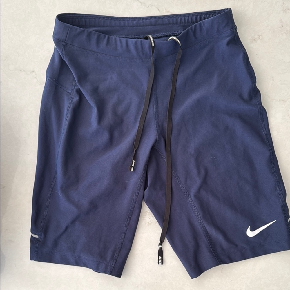 Nike Blue Athletic Shorts Performance Fabric
